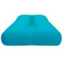 Cojín para sofá de palets tela turquesa 120x40x12 cm by , Cushions for chairs and sofas - Ref: Foro24-360644, Price: 26,96 €,...