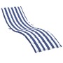 Cojín de tumbona tela Oxford a rayas azul y blanco von , Kissen für Stühle und Sofas - Ref: Foro24-361443, Preis: 47,77 €, Ra...