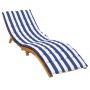 Cojín de tumbona tela Oxford a rayas azul y blanco von , Kissen für Stühle und Sofas - Ref: Foro24-361443, Preis: 47,77 €, Ra...