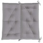 Cojín de banco de jardín tela Oxford gris 100x(50+50)x7cm von , Kissen für Stühle und Sofas - Ref: Foro24-314993, Preis: 36,1...