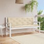 Cojín de banco de jardín tela Oxford beige 150x(50+50)x7 cm von , Kissen für Stühle und Sofas - Ref: Foro24-315019, Preis: 54...