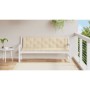 Cojín de banco de jardín tela Oxford beige 180x(50+50)x7 cm by , Cushions for chairs and sofas - Ref: Foro24-315031, Price: 5...