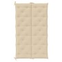 Cojín de banco de jardín tela Oxford beige 180x(50+50)x7 cm by , Cushions for chairs and sofas - Ref: Foro24-315031, Price: 5...