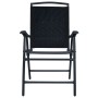 Mesa y sillas de bistró 3 piezas acero negro by , Garden sets - Ref: Foro24-3054572, Price: 131,48 €, Discount: %