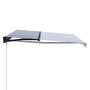 Toldo manual retráctil con LED azul y blanco 450x300 cm by , Awnings - Ref: Foro24-3055230, Price: 417,79 €, Discount: %