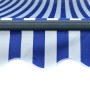 Toldo manual retráctil con LED azul y blanco 450x300 cm by , Awnings - Ref: Foro24-3055230, Price: 417,79 €, Discount: %