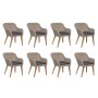 Set comedor de jardín 9 piezas y cojines ratán sintético by , Garden sets - Ref: Foro24-3057815, Price: 1,00 €, Discount: %