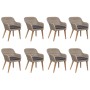 Juego de comedor para jardín 9 piezas ratán sintético marrón by , Garden sets - Ref: Foro24-3059486, Price: 1,00 €, Discount: %