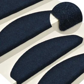 Self-adhesive stair mat 10 pcs 65x21x4 cm navy blue by vidaXL, Stair mats - Ref: Foro24-149719, Price: 29,89 €, Discount: %