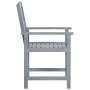 Sillas de jardín con cojines 4 uds madera maciza de acacia gris by , Garden chairs - Ref: Foro24-3061268, Price: 276,47 €, Di...