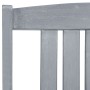 Sillas de jardín con cojines 4 uds madera maciza de acacia gris by , Garden chairs - Ref: Foro24-3061268, Price: 276,47 €, Di...