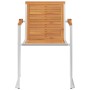 Sillas de jardín con cojines 2 uds madera maciza acacia y acero de , Sillas de jardín - Ref: Foro24-3061504, Precio: 240,04 €...