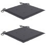 Sillas de jardín con cojines 2 uds madera maciza acacia y acero von , Gartenstühle - Ref: Foro24-3061488, Preis: 240,11 €, Ra...