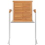 Sillas de jardín con cojines 2 uds madera maciza acacia y acero von , Gartenstühle - Ref: Foro24-3061497, Preis: 261,17 €, Ra...