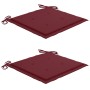 Sillas de jardín con cojines 2 uds madera maciza acacia y acero von , Gartenstühle - Ref: Foro24-3061497, Preis: 261,17 €, Ra...