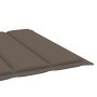 Tumbona con cojín madera maciza de acacia y acero galvanizado de , Tumbonas - Ref: Foro24-3061550, Precio: 270,19 €, Descuent...