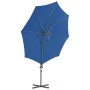 Sombrilla voladiza con poste de acero azul celeste 300 cm de vidaXL, Sombrillas - Ref: Foro24-46999, Precio: 93,86 €, Descuen...