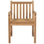Sillas de jardín 2 uds madera maciza de teca con cojines verdes von , Gartenstühle - Ref: Foro24-3062750, Preis: 294,32 €, Ra...