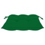 Sillas de jardín 2 uds madera maciza de teca con cojines verdes von , Gartenstühle - Ref: Foro24-3062750, Preis: 294,32 €, Ra...