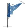 Sombrilla voladiza con poste de acero azul celeste 300 cm de vidaXL, Sombrillas - Ref: Foro24-46999, Precio: 93,86 €, Descuen...