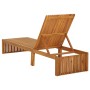 Tumbona con cojín madera maciza de acacia by , Loungers - Ref: Foro24-3064158, Price: 236,52 €, Discount: %