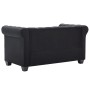 Chesterfield sofá de 2 plazas de terciopelo 146x75x72 cm negro von , Sofas - Ref: Foro24-247137, Preis: 520,03 €, Rabatt: %