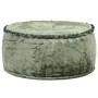 Puf redondo de terciopelo verde 40x20 cm de , Otomanas - Ref: Foro24-287567, Precio: 35,54 €, Descuento: %