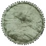 Puf redondo de terciopelo verde 40x20 cm de , Otomanas - Ref: Foro24-287567, Precio: 35,54 €, Descuento: %