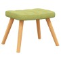 Silla mecedora con reposapiés tela verde by , Rocking chairs - Ref: Foro24-328023, Price: 156,65 €, Discount: %