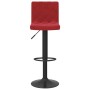 Taburetes de cocina 2 unidades terciopelo rojo tinto de , Taburetes de cocina - Ref: Foro24-333737, Precio: 130,08 €, Descuen...