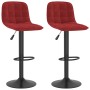 Taburetes de cocina 2 unidades terciopelo rojo tinto von , Küchenhocker - Ref: Foro24-333997, Preis: 128,56 €, Rabatt: %
