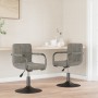 Sillas de comedor giratorias 2 uds de terciopelo gris claro von , Essstühle - Ref: Foro24-334617, Preis: 132,10 €, Rabatt: %