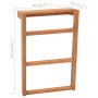2 solid teak wood towel racks by vidaXL, Towel racks - Ref: Foro24-325278, Price: 84,57 €, Discount: %