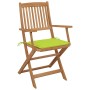 Sillas de jardín plegables 2 uds y cojines madera maciza acacia von , Gartenstühle - Ref: Foro24-3064601, Preis: 156,96 €, Ra...