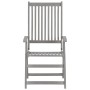 Sillas reclinables jardín y cojines 2 uds madera maciza acacia by , Garden chairs - Ref: Foro24-3064712, Price: 161,47 €, Dis...
