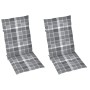 Sillas reclinables jardín y cojines 2 uds madera maciza acacia by , Garden chairs - Ref: Foro24-3064712, Price: 161,47 €, Dis...