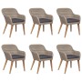 Juego de comedor para jardín 7 piezas marrón von , Gartensets - Ref: Foro24-3067919, Preis: 937,82 €, Rabatt: %