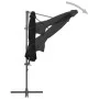 Ausleger-Sonnenschirm mit schwarzer Stahlstange 300 cm von vidaXL, Sonnenschirme - Ref: Foro24-46998, Preis: 93,93 €, Rabatt: %
