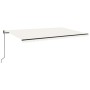 Toldo automático con LED sensor de viento crema 500x350 cm von , Markisen - Ref: Foro24-3069232, Preis: 747,54 €, Rabatt: %