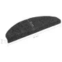 Alfombrillas de escaleras autoadhesivas gris 5 uds 65x21x4 cm by vidaXL, Stair mats - Ref: Foro24-149700, Price: 23,18 €, Dis...