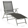 Juego de comedor de jardín 10 piezas negro y plateado by , Garden sets - Ref: Foro24-3070646, Price: 594,45 €, Discount: %