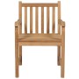Sillas de jardín 4 uds madera maciza de teca con cojines crema von , Gartenstühle - Ref: Foro24-3073006, Preis: 588,05 €, Rab...