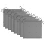 Sillas de jardín 8 uds madera maciza de teca cojines gris de , Sillas de jardín - Ref: Foro24-3073059, Precio: 1,00 €, Descue...