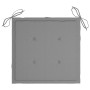 Sillas de jardín 8 uds madera maciza de teca cojines gris de , Sillas de jardín - Ref: Foro24-3073059, Precio: 1,00 €, Descue...