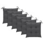 Sillas Batavia 6 unidades madera maciza de teca con cojines de , Sillas de jardín - Ref: Foro24-3073337, Precio: 759,46 €, De...