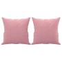 Sofá de 3 plazas con cojines terciopelo rosa 180 cm von , Sofas - Ref: Foro24-3200958, Preis: 335,71 €, Rabatt: %