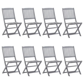 Sillas de jardín plegables 8 uds y cojines madera maciza acacia von , Gartenstühle - Ref: Foro24-3078304, Preis: 403,60 €, Ra...
