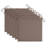 Sillas de jardín y cojines 6 unidades madera maciza de acacia von , Gartenstühle - Ref: Foro24-3078505, Preis: 681,87 €, Raba...