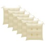 Sillas de jardín y cojines 6 unidades madera maciza de acacia by , Garden chairs - Ref: Foro24-3078598, Price: 818,73 €, Disc...