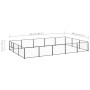 Perrera acero 15 m² negra von , Hundehütten und Zäune - Ref: Foro24-3082129, Preis: 301,67 €, Rabatt: %
